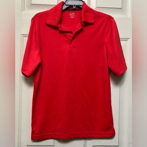 CHAMPION MEN'S POLO GOLF SIZE S SHORT SLEEVE, RED, DOU DRY